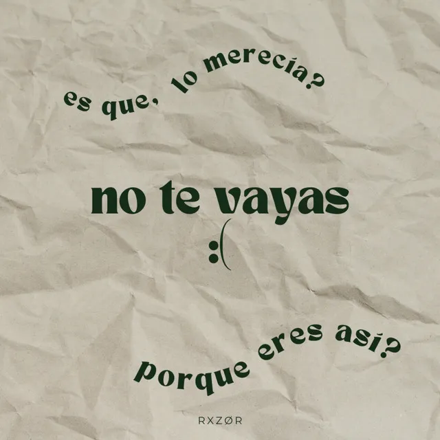 no te vayas