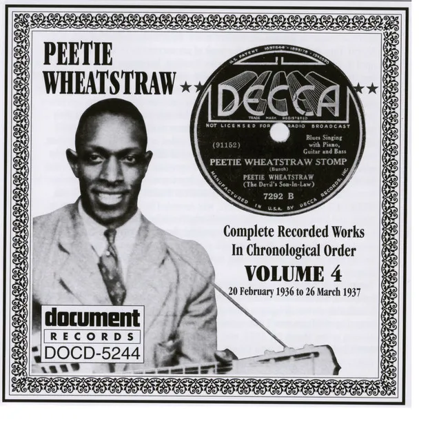 Peetie Wheatstraw Vol. 4 1936-1937