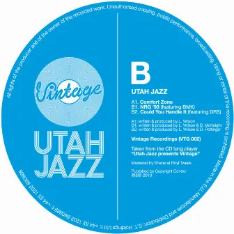 Comfort Zone / NRG '93 / Could You Handle It by Utah Jazz