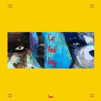 cat and dog by Tamiz