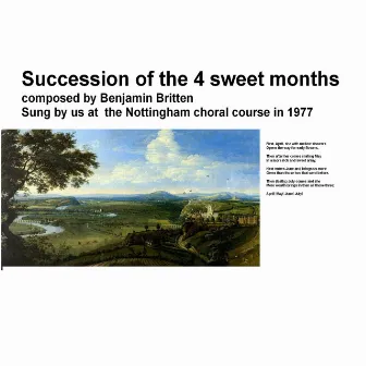 Nottingham summer course 1977 britten flower songs - succession of the four sweet months by 