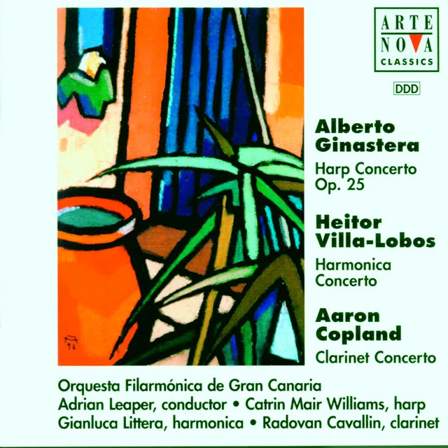 Ginastera, Villa-Lobos, Copland: Concertos