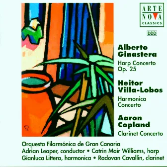 Ginastera, Villa-Lobos, Copland: Concertos by Gianluca Littera