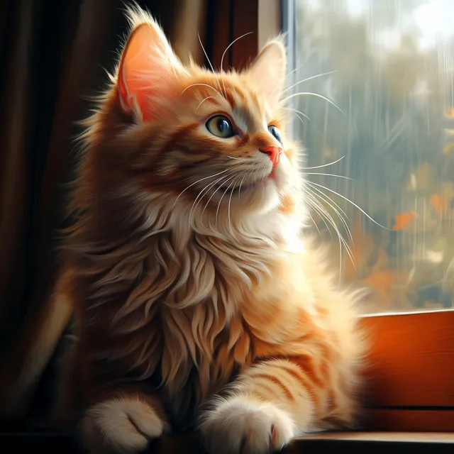 Cats' Rainy Day: Soothing Ambient Sounds