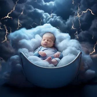 Baby's Thunder: Gentle Lullaby Echo by 