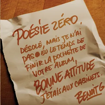 Bonne Attitude by Poésie Zéro