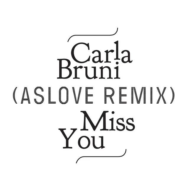 Miss You - Aslove Remix