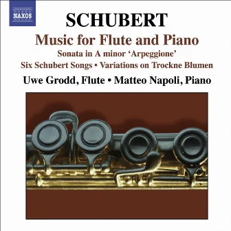 Schubert, F.: Flute and Piano Music - Introduction and Variations On Trockne Blumen / Arpeggione Sonata / Songs (Arr. for Flute) by Uwe Grodd