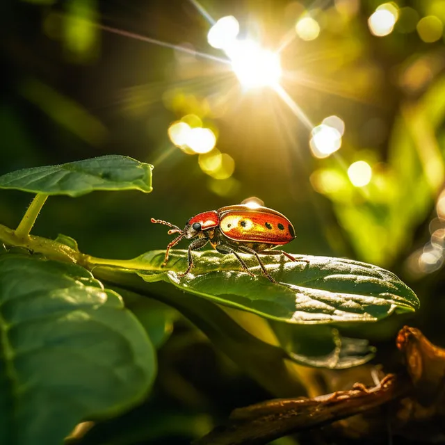 Forest Groove with Nature's Insect Symphony