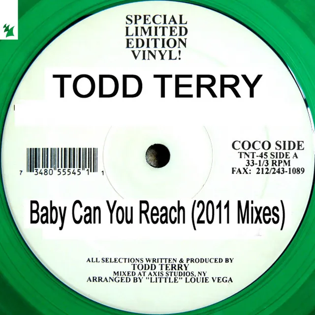 Baby Can You Reach - Original Acetate