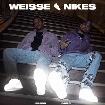 Weisse Nikes by Young Nello