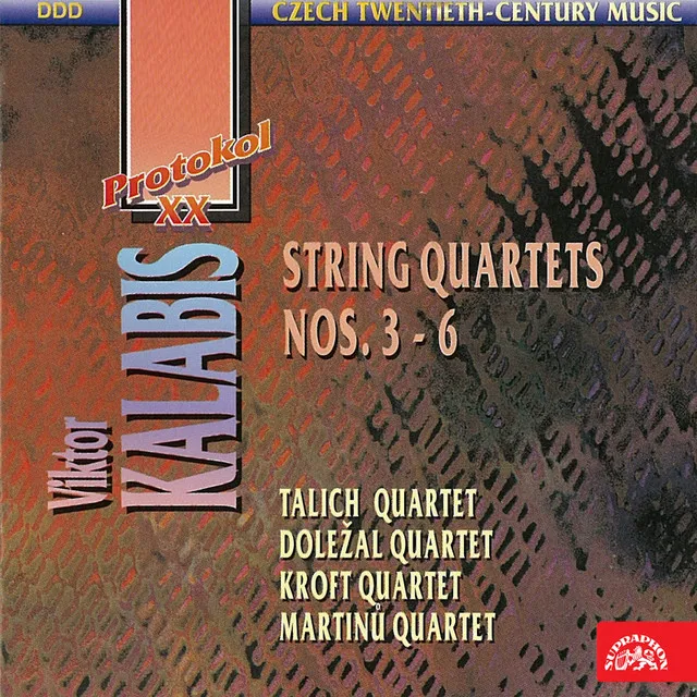 String Quartet No. 5, Op. 63: III. Allegro molto - Gaiamente - Andante - Molto Quieto - Moderato - Allegro molto