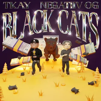 Black Cats by Tkay