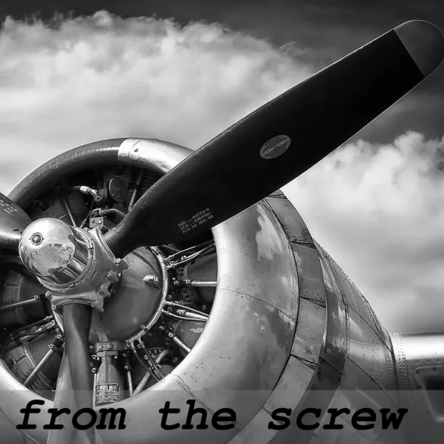 from the screw