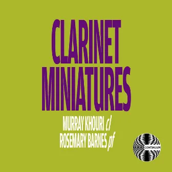 CLARINET MINIATURES by Murray Khouri