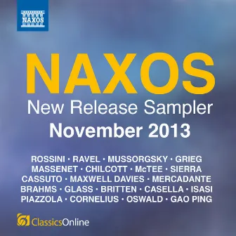 Naxos November 2013 New Release Sampler by Paul Popiel