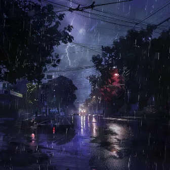 Binaural Rain Ambience: Thunder Echoes for Relaxation by Earth's Rain