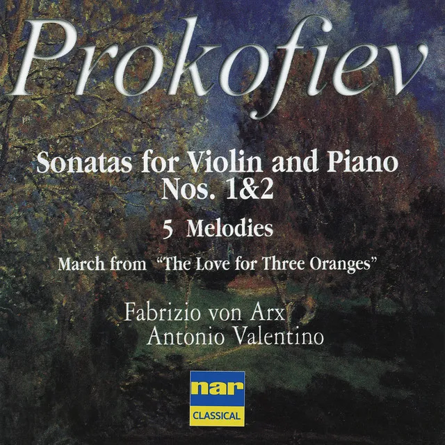 5 Melodies for Violin and Piano, Op. 35b: No. 3, Animato, ma non allegro