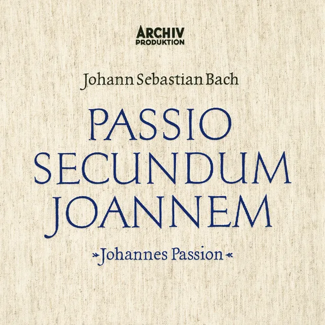 St. John Passion, BWV 245 / Pt. 1: XIII. Aria: "Ich folge dir gleichfalls"