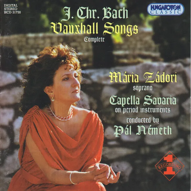 Bach, J.C.: Vauxhall Songs (Complete)