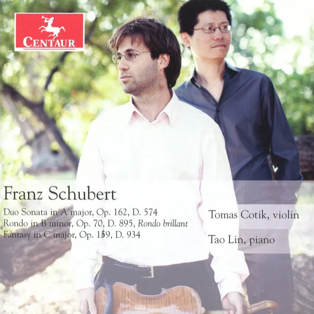 Duo Sonata in A Major, Op. 162, D. 574: II. Scherzo. Presto