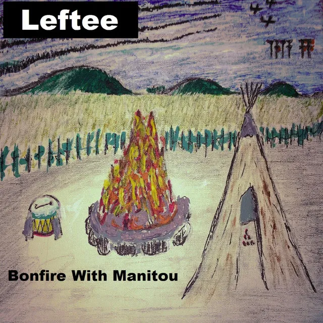 Bonfire with Manitou