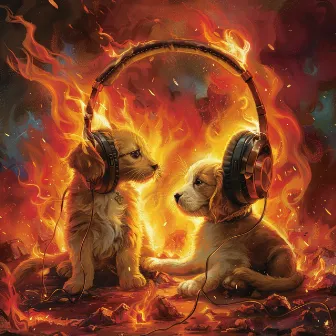 Calm Pets: Musical Fire Sounds by TELEKROME