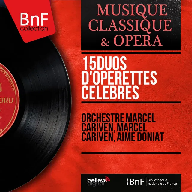 15 Duos d'opérettes célèbres (Mono Version)