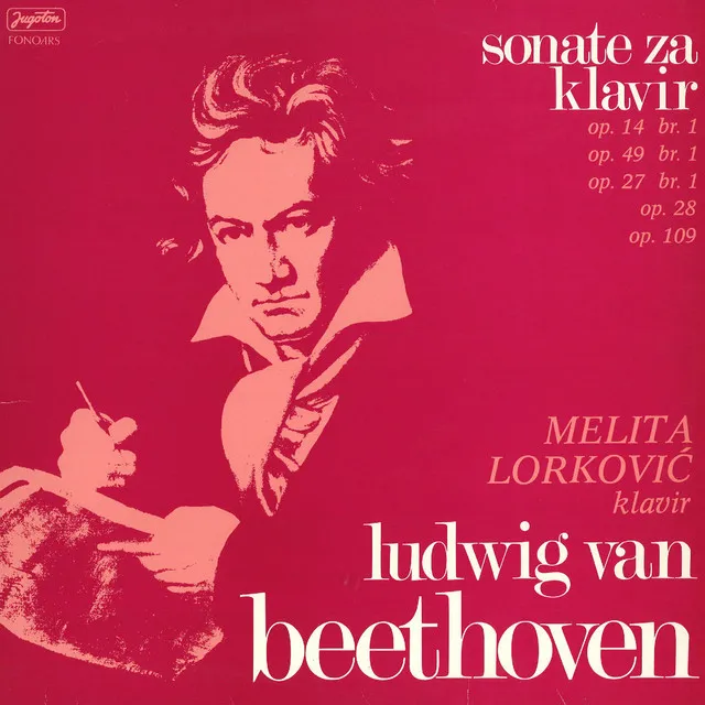 Ludwig Van Beethoven: Sonata Op. 109 U E-Duru: Andante-Molto Cantabile Ed Espressivo