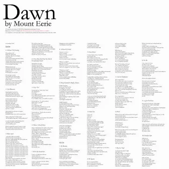 Dawn by Mount Eerie