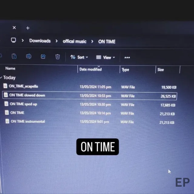 ON TIME - Sped Up Version