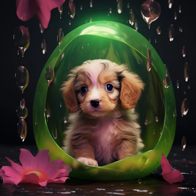 Raindrops' Musical Pet Harmony: Melodic Haven