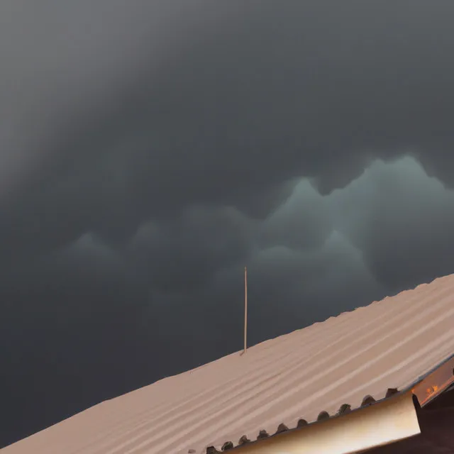 Storm on the House Roof