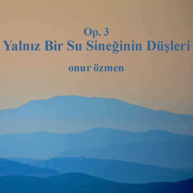 Op. 3 Yalnız Bir Su Sineğinin Düşleri