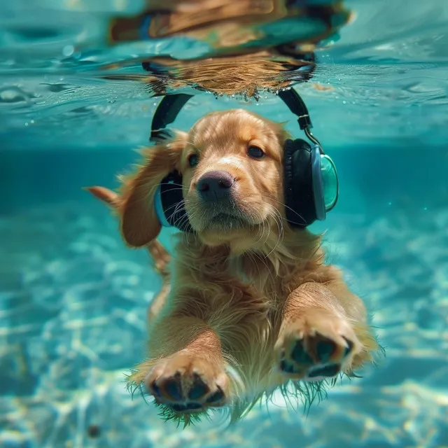 Playful Ocean Waves for Dogs