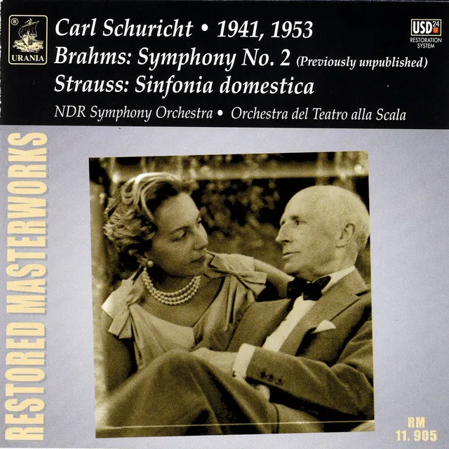 Brahms: Symphony No. 2 - Strauss: Sinfonia Domestica