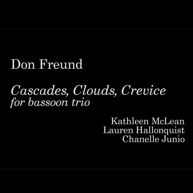 Cascades, Clouds, Crevice