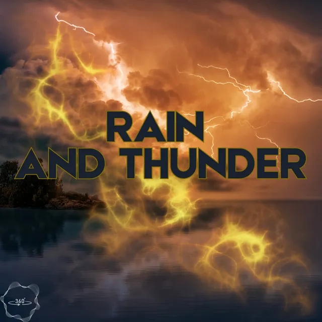 360 Degree Sound of Rain and Distant Thunder For Sleep Surround Sound 8D Nature for Sleep