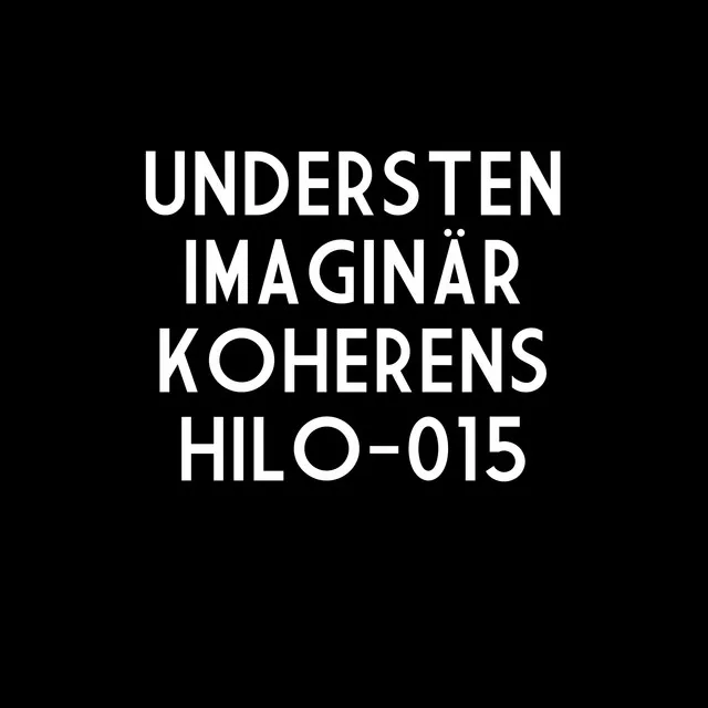 Imaginär Koherens