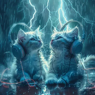 Cats and Thunder: Melodies of Calm by Alpha Waves Music