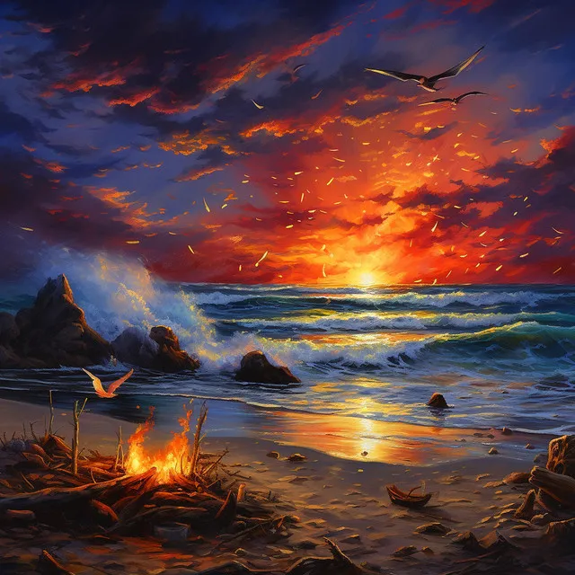 Island Bonfire Serenity