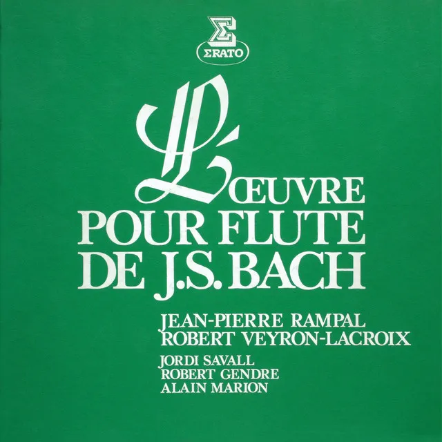 Bach, JS: Sonata for Two Flutes in G Major, BWV 1039: I. Adagio