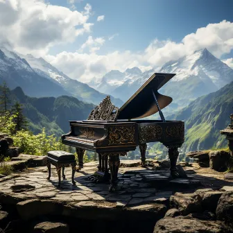 Melodías De Montaña: Ecos De Piano En Valles Glaciares by Relajación de Ruido Blanco Natural