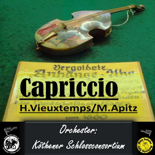 Capriccio Op.55 Hommage à Paganini (PDF-Noten kostenlos downloaden: noten-apitz.de, Musikverlag Apitz) [Violine/Orchester]