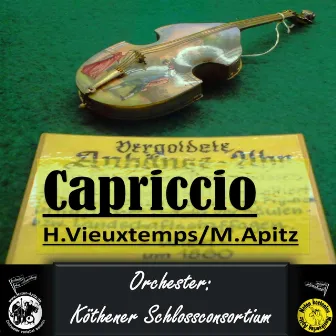 Capriccio Op.55 Hommage à Paganini (PDF-Noten kostenlos downloaden: noten-apitz.de, Musikverlag Apitz) [Violine/Orchester] by Manfred Apitz Orchester Köthener Schlossconsortium