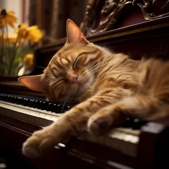 Gatos En Piano: Armonía De Patas Suaves by Piano para gatos