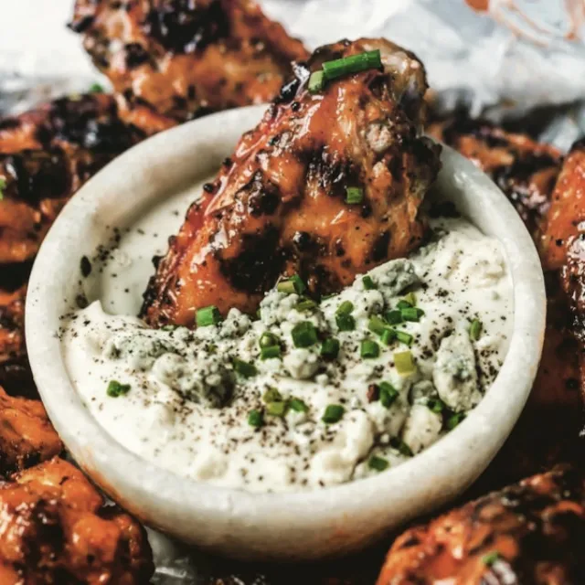 Wings and Blue Cheese