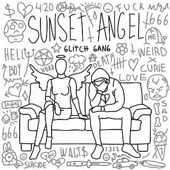 Sunset Angel by Yung Curie