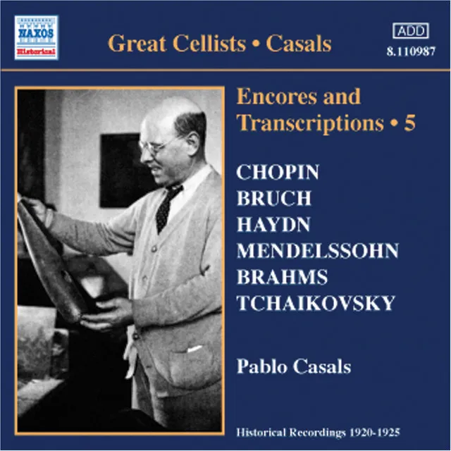 Berenice, HWV 38, Overture: Minuet (Arr. P. Casals)