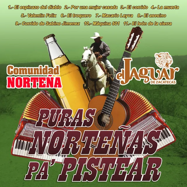 Puras Norteñas Pa' Pistear, Comunidad Norteña, El Jaguar De Zacatecas